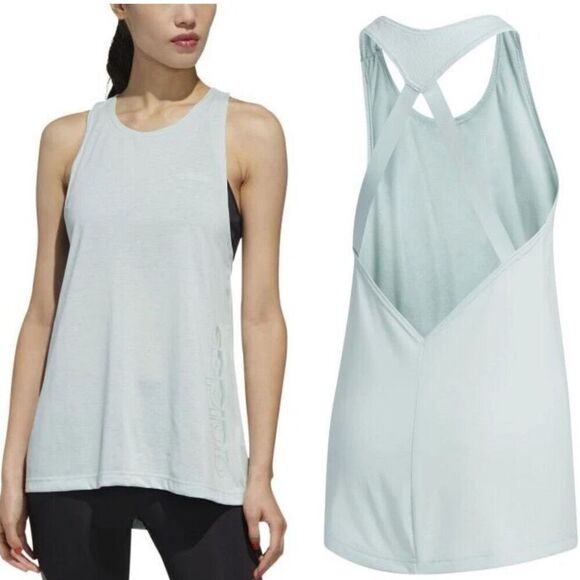Adidas Mint Green Designed 2 Move Tank Top XL - Picture 1 of 8